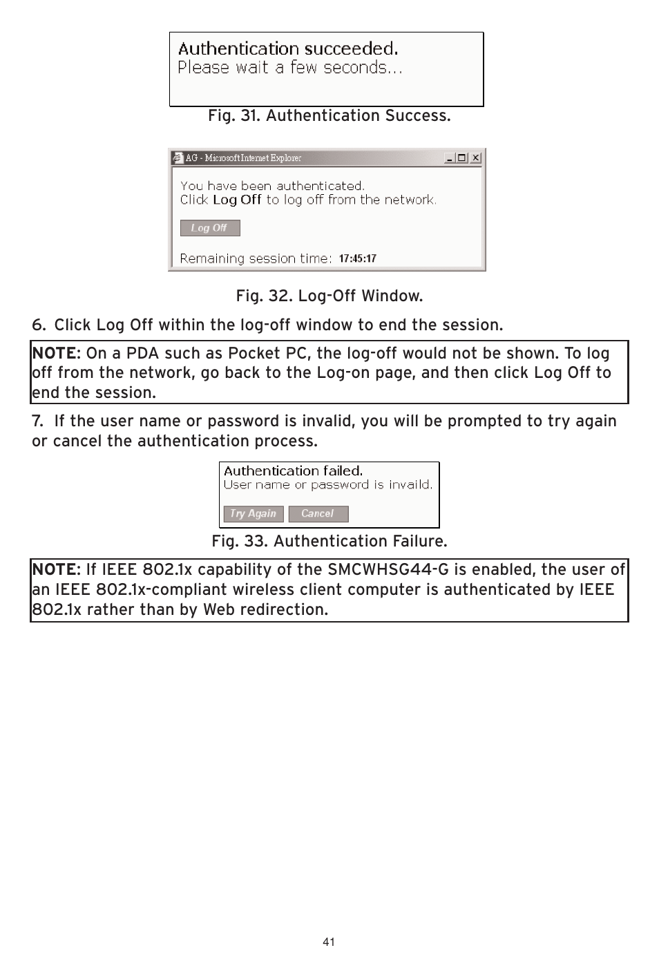 SMC Networks SMCWHSG44-G User Manual | Page 42 / 100