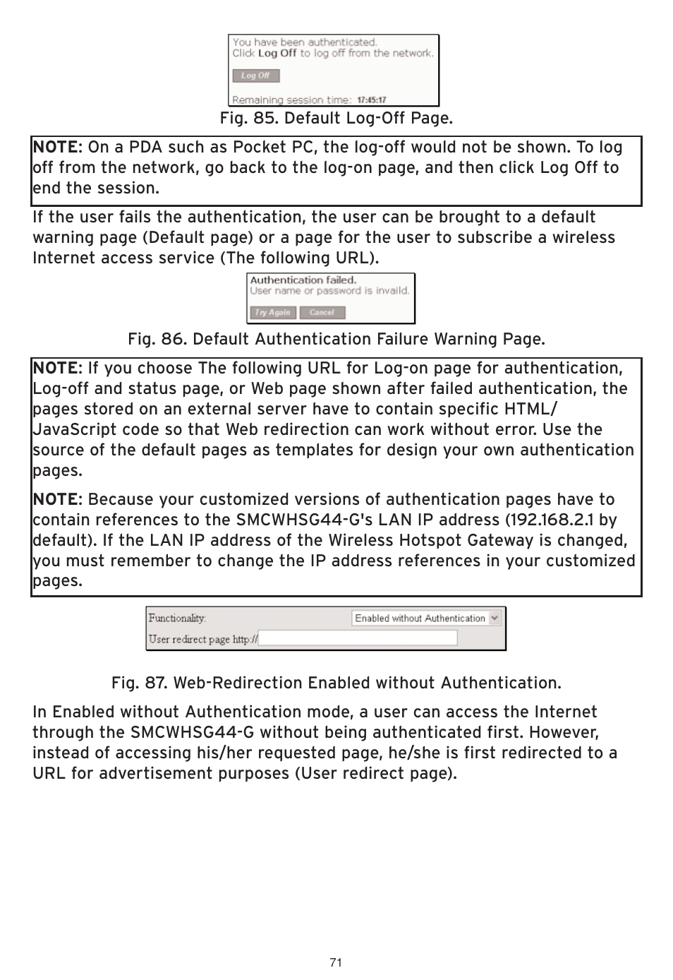 SMC Networks SMCWHSG44-G User Manual | Page 72 / 100