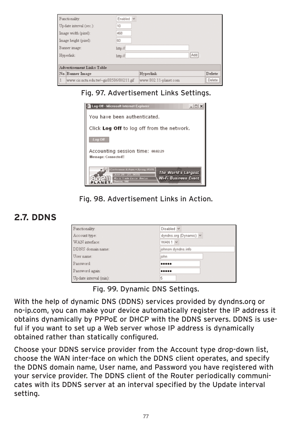 Ddns | SMC Networks SMCWHSG44-G User Manual | Page 78 / 100