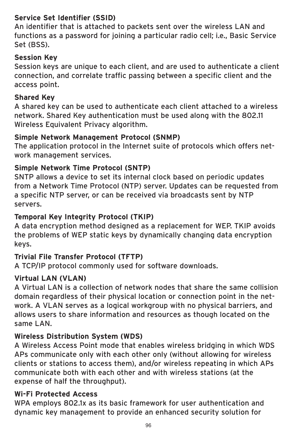 SMC Networks SMCWHSG44-G User Manual | Page 97 / 100