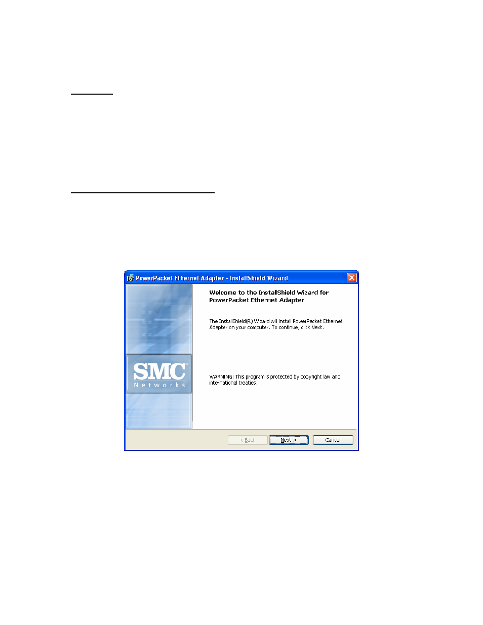 Chapter 2: installation | SMC Networks SMC EZ Connect SMCHT-ETH User Manual | Page 6 / 21
