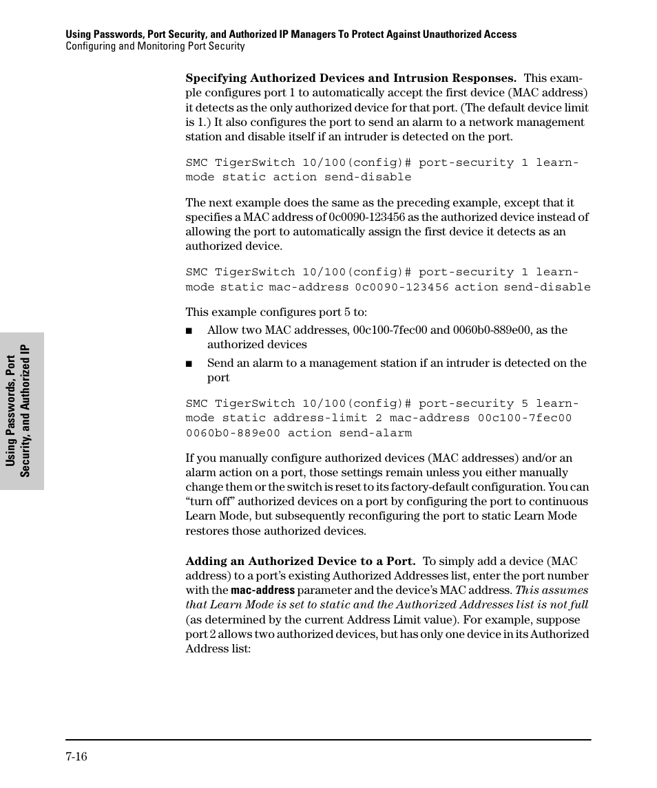 SMC Networks SMC TigerStack II SMC6624M User Manual | Page 136 / 364