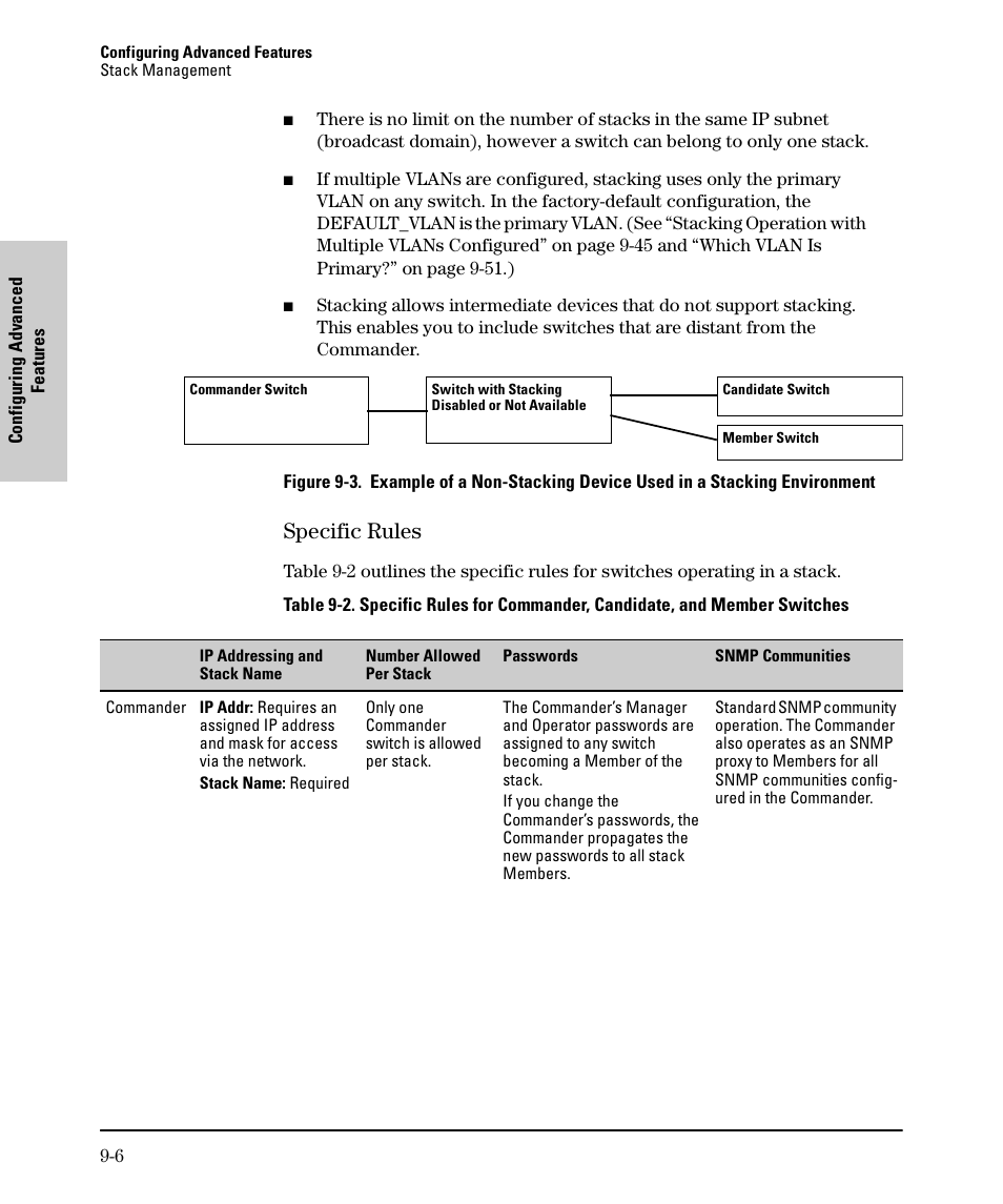 Specific rules, Specific rules -6 | SMC Networks SMC TigerStack II SMC6624M User Manual | Page 176 / 364