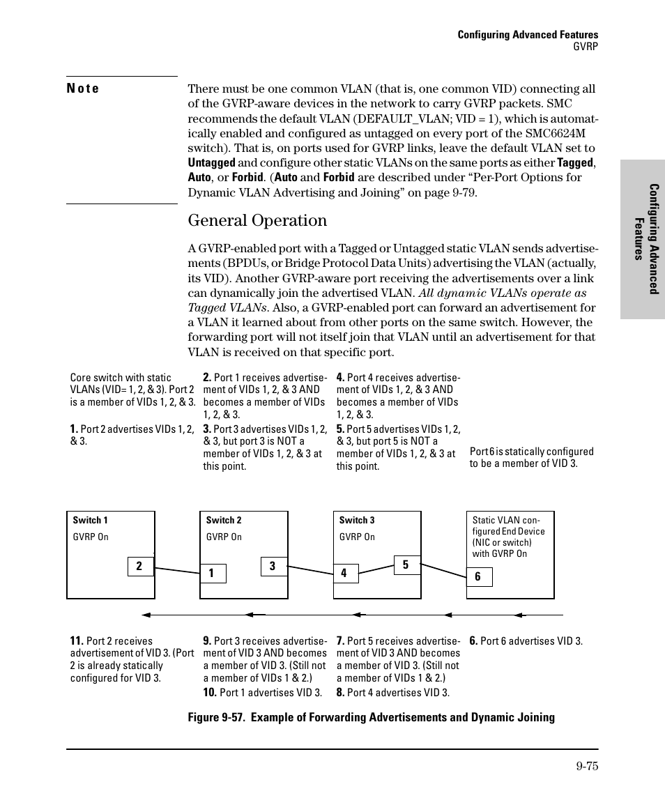 General operation, General operation -75 | SMC Networks SMC TigerStack II SMC6624M User Manual | Page 245 / 364