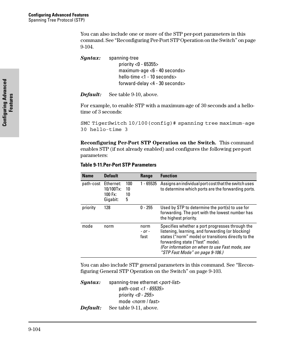 SMC Networks SMC TigerStack II SMC6624M User Manual | Page 274 / 364