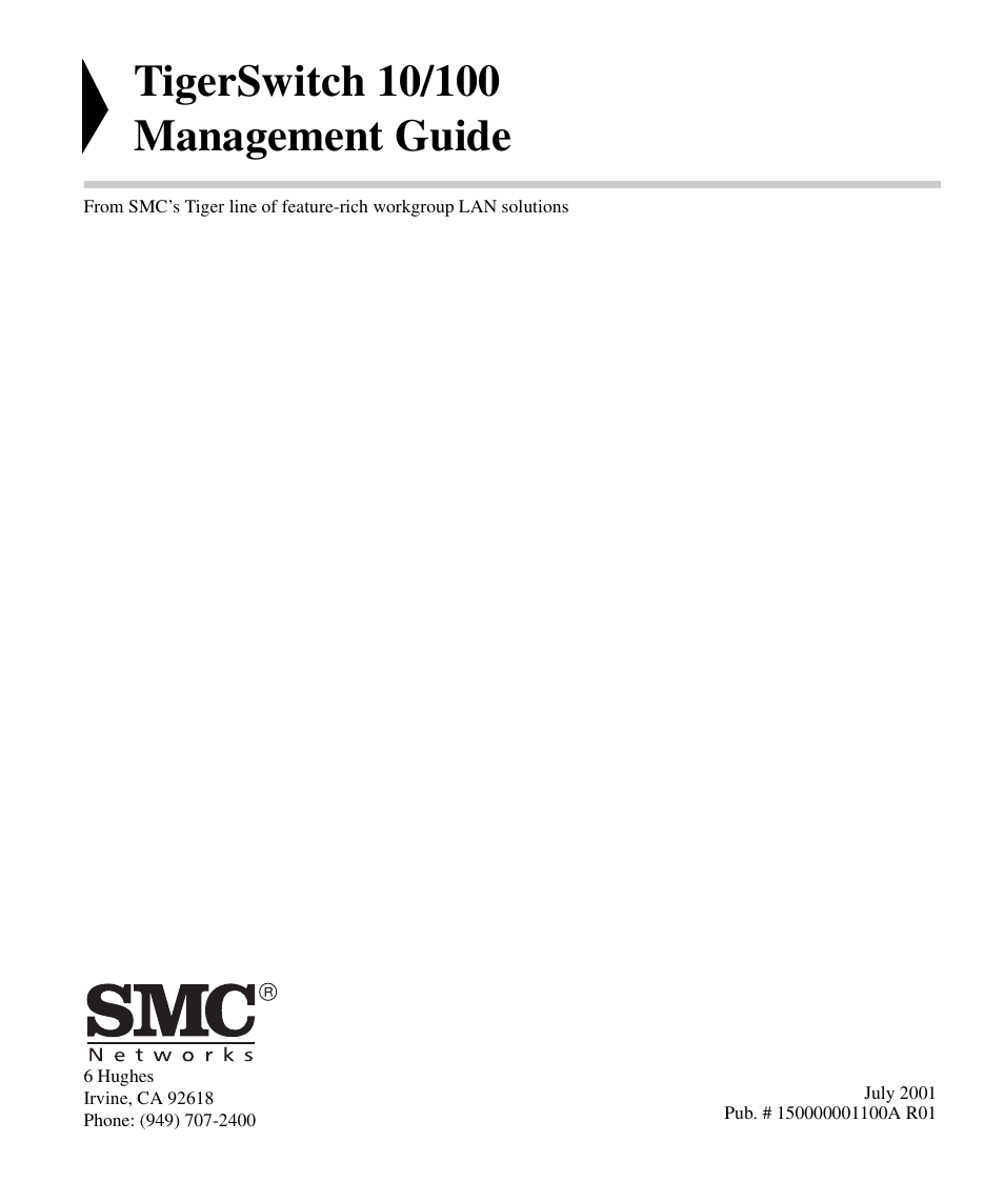 SMC Networks SMC TigerStack II SMC6624M User Manual | Page 3 / 364