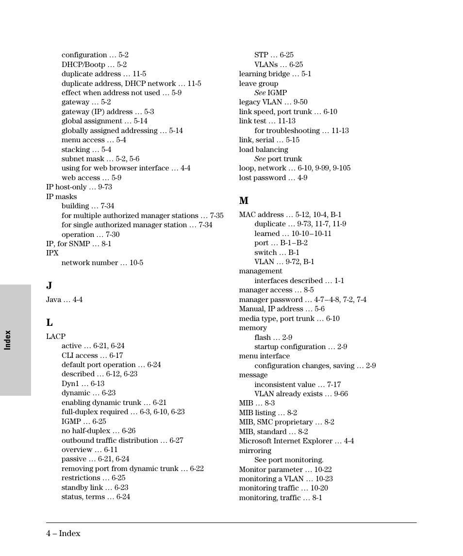 SMC Networks SMC TigerStack II SMC6624M User Manual | Page 356 / 364