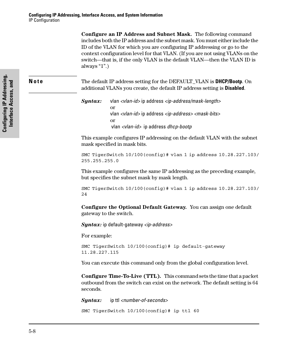 SMC Networks SMC TigerStack II SMC6624M User Manual | Page 76 / 364