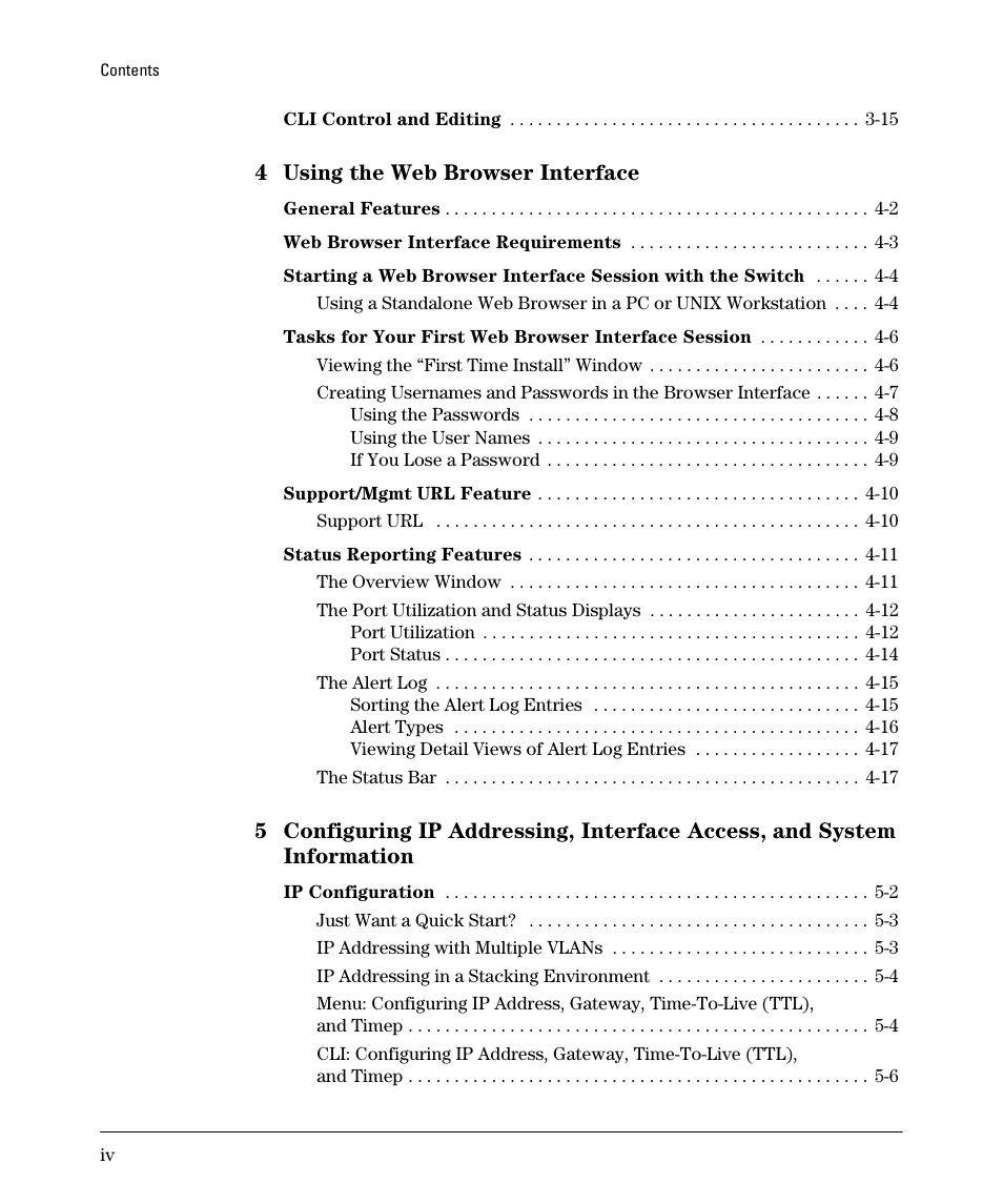 4 using the web browser interface | SMC Networks SMC TigerStack II SMC6624M User Manual | Page 8 / 364