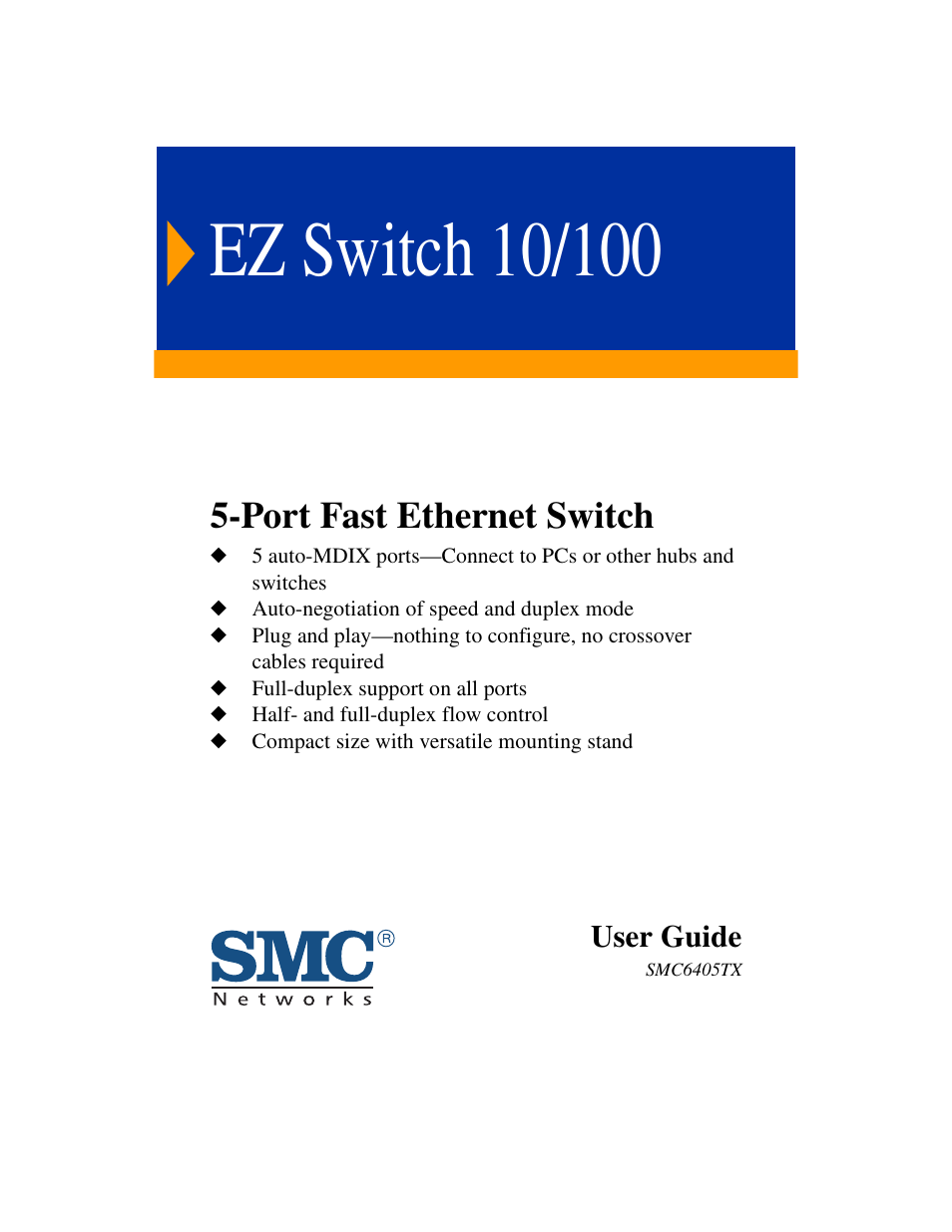 SMC Networks SMC6405TX User Manual | 28 pages