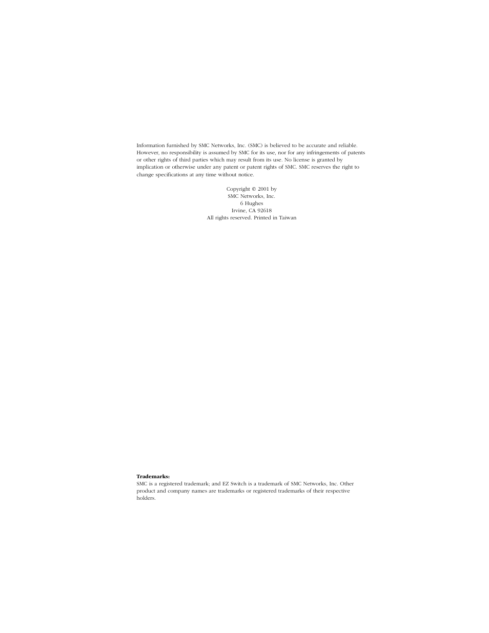 SMC Networks SMC6405TX User Manual | Page 4 / 28