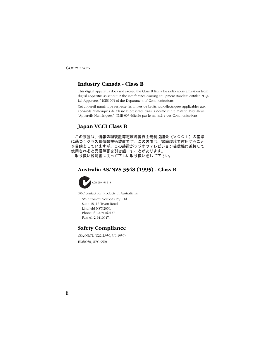 SMC Networks SMC6405TX User Manual | Page 8 / 28