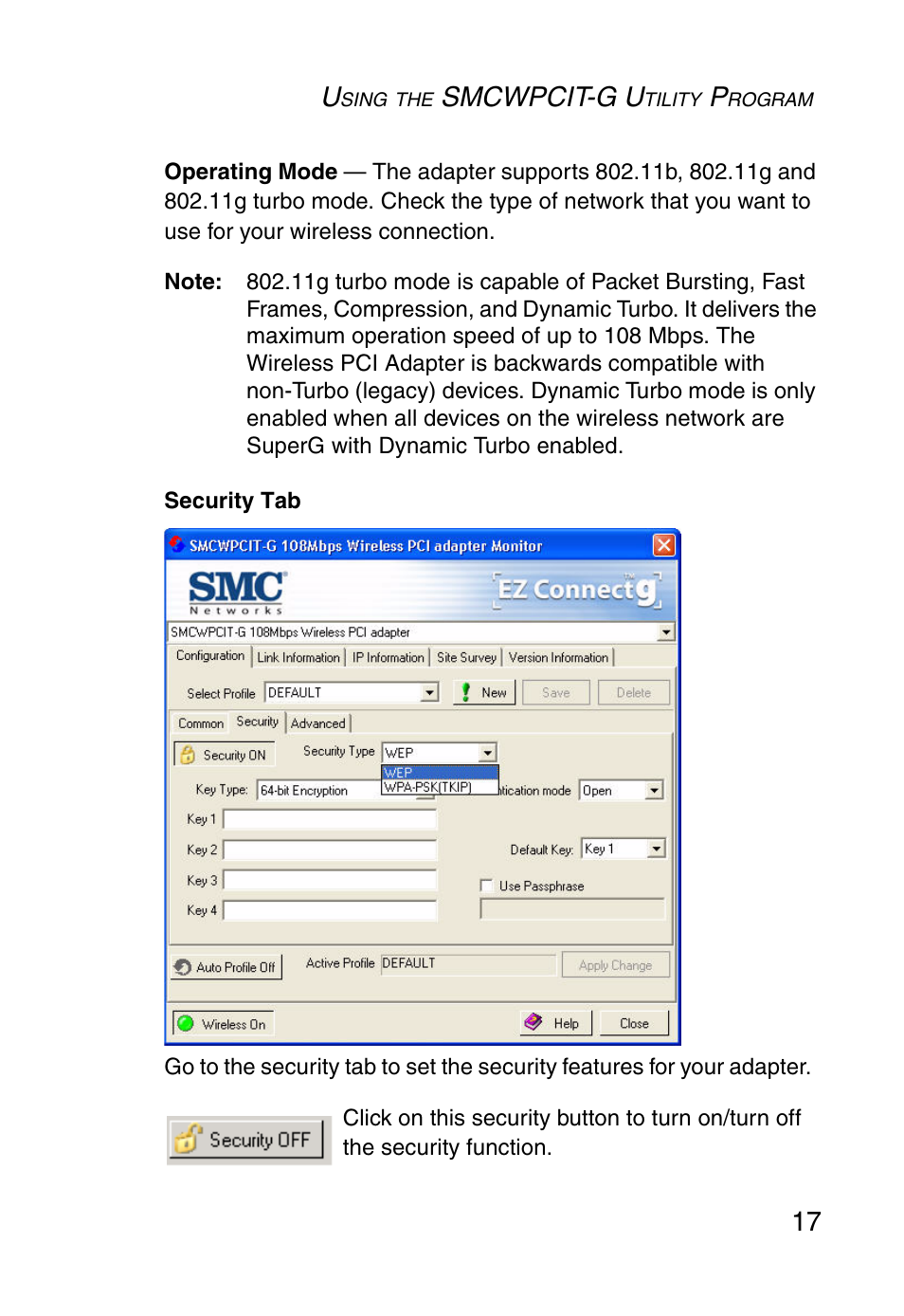 Smcwpcit-g u | SMC Networks SMCWPCIT-G User Manual | Page 27 / 50