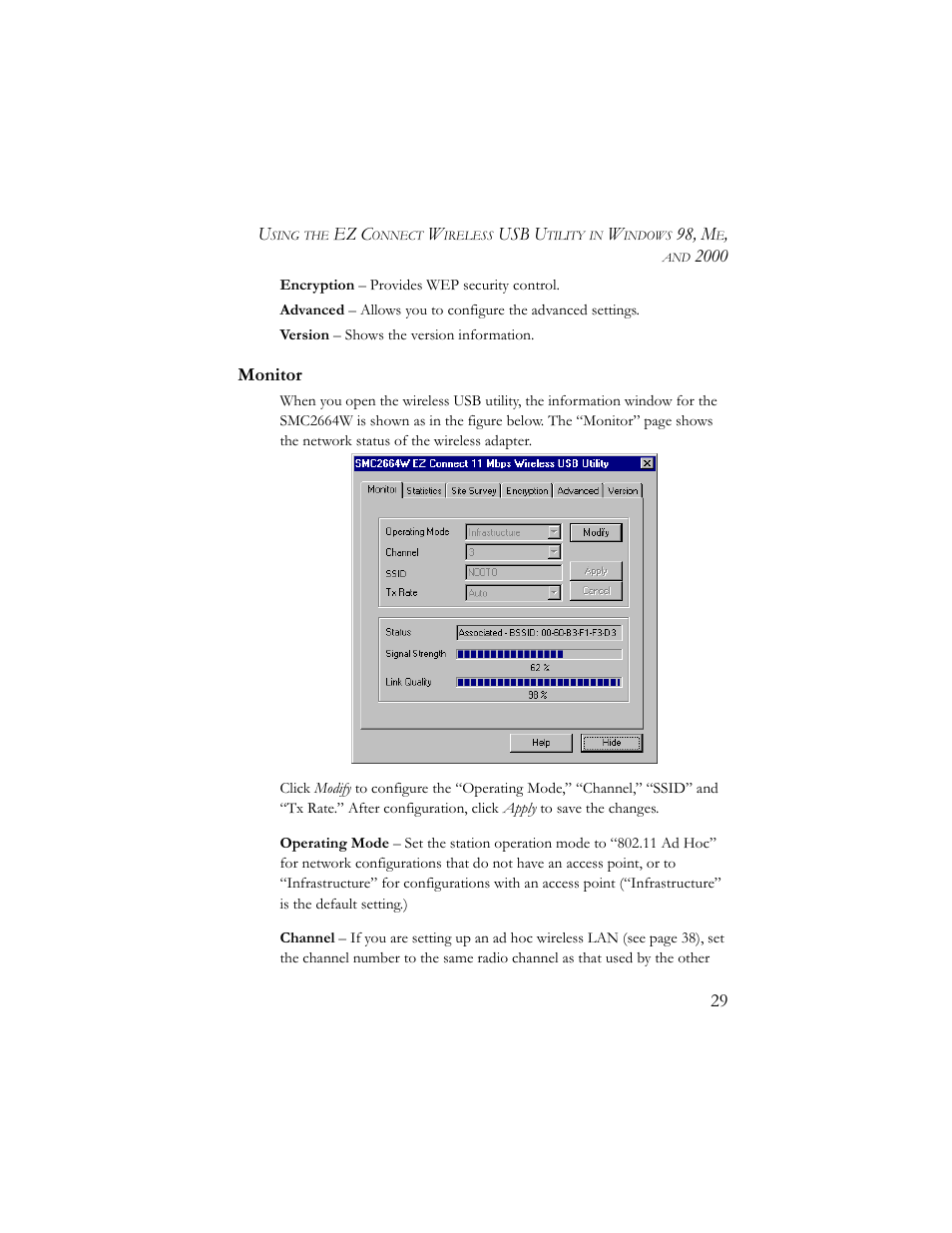 Monitor | SMC Networks SMC2664W User Manual | Page 39 / 60