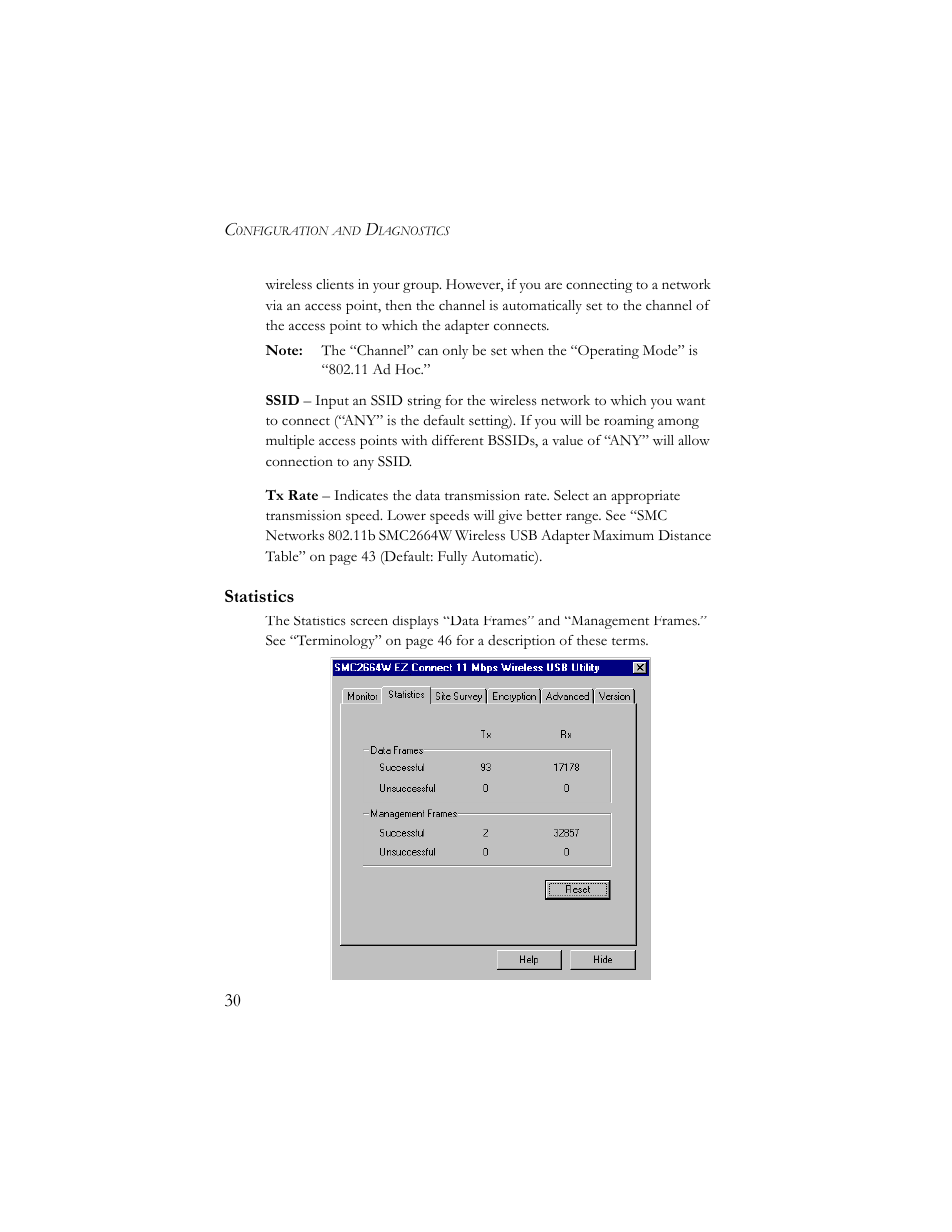 Statistics | SMC Networks SMC2664W User Manual | Page 40 / 60