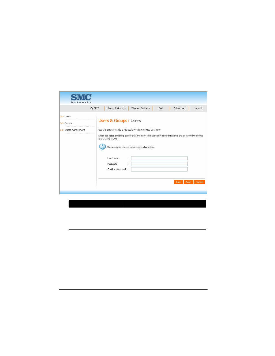 SMC Networks SMCNAS04 User Manual | Page 47 / 82