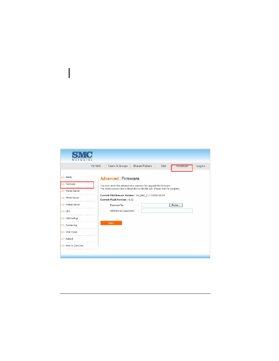 Firmware | SMC Networks SMCNAS04 User Manual | Page 59 / 82