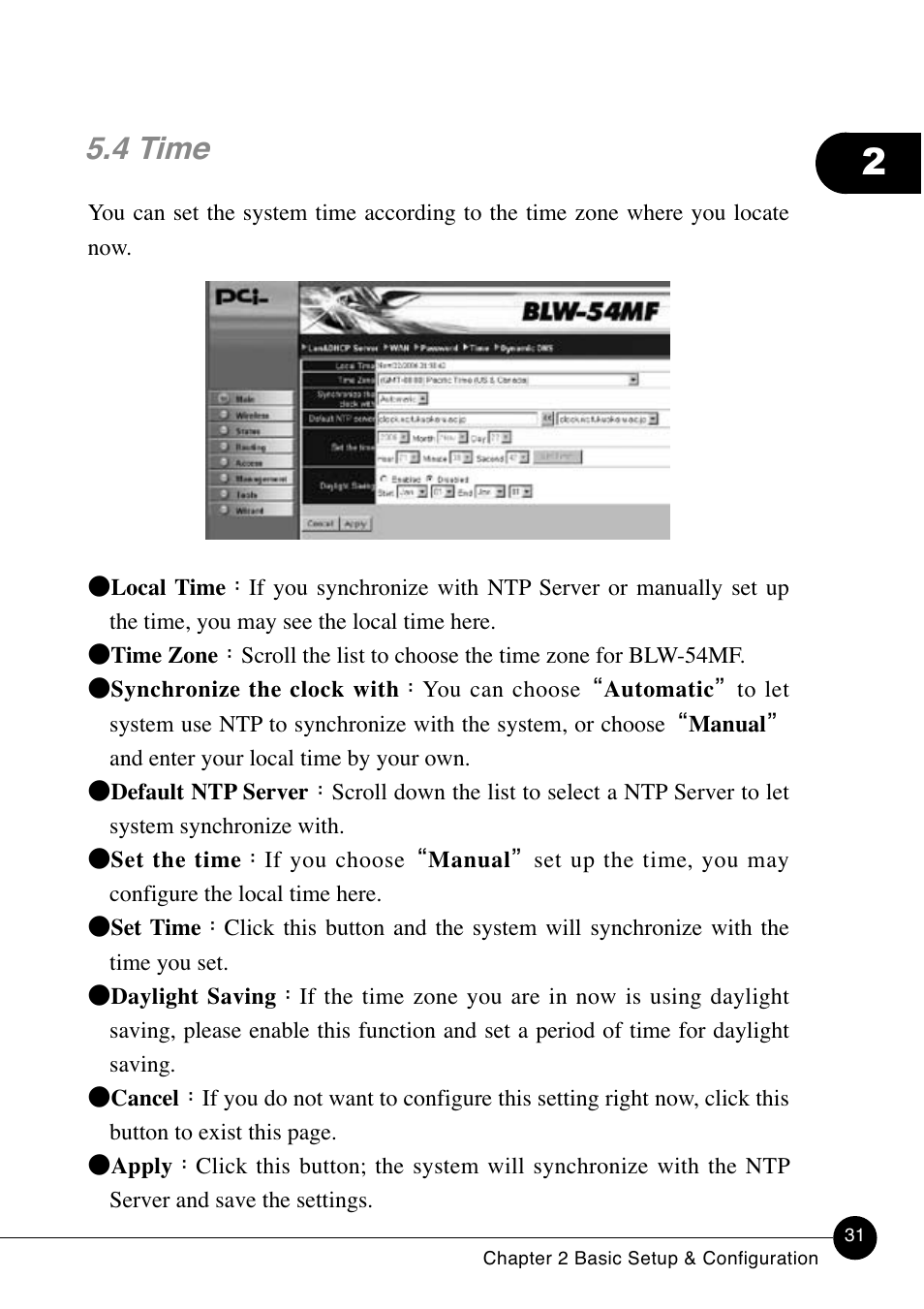 4 time | SMC Networks BLW-54MF User Manual | Page 36 / 78