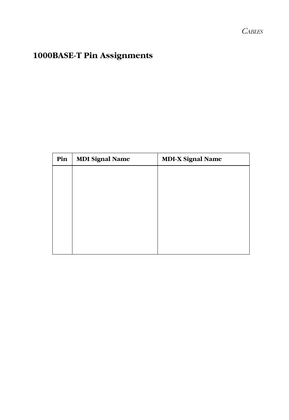 1000base-t pin assignments | SMC Networks SMC-EZ109DT User Manual | Page 25 / 32