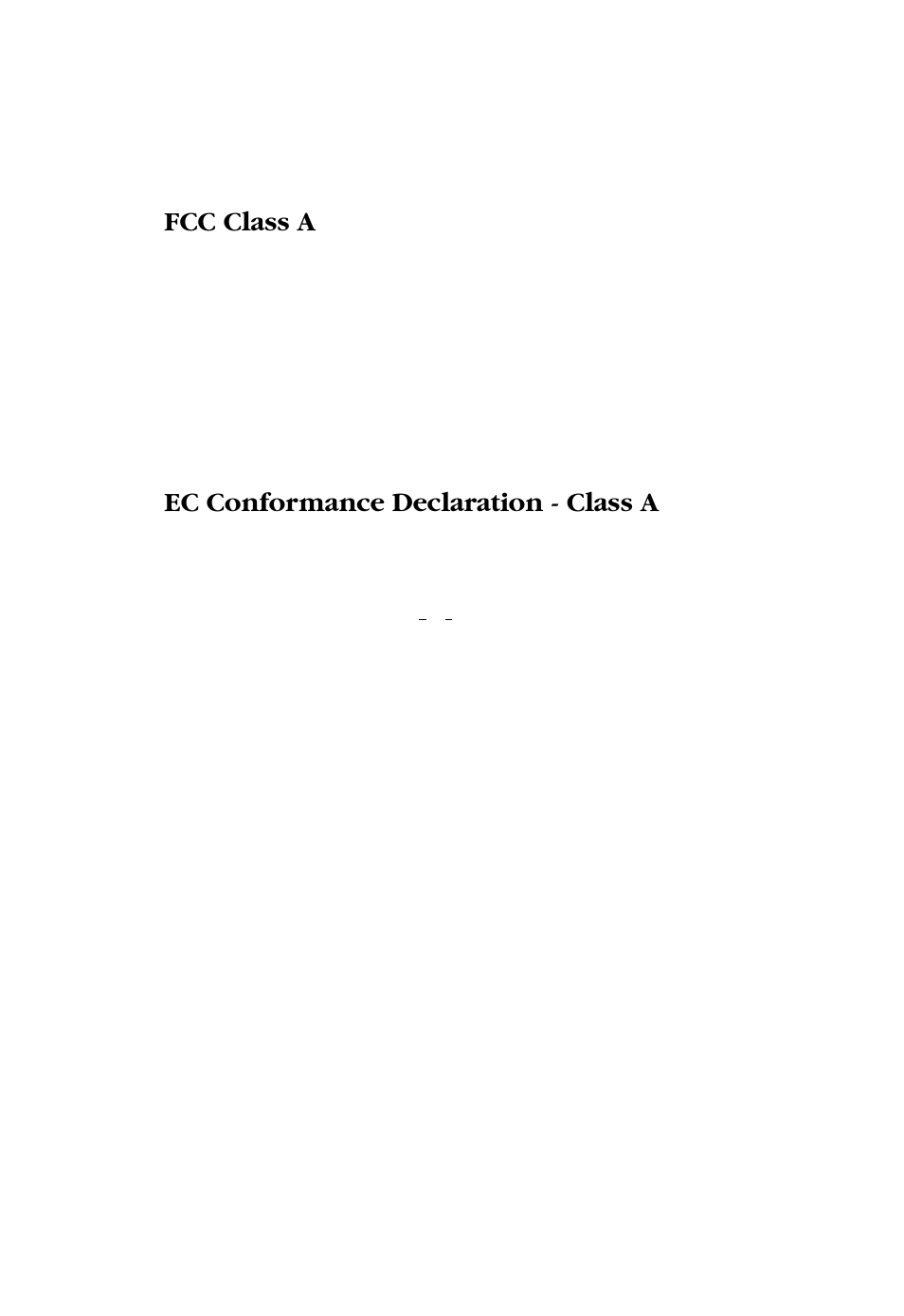 Ompliances, Fcc class a, Ec conformance declaration - class a | SMC Networks SMC-EZ109DT User Manual | Page 7 / 32