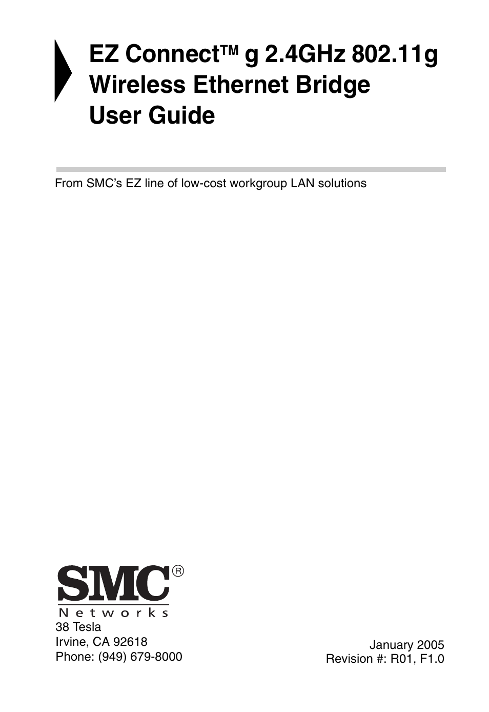 Ez connect | SMC Networks SMC2870W User Manual | Page 3 / 74