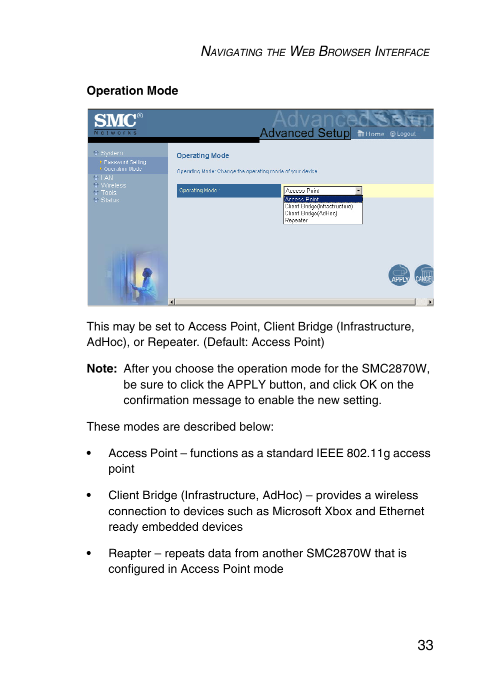 SMC Networks SMC2870W User Manual | Page 45 / 74