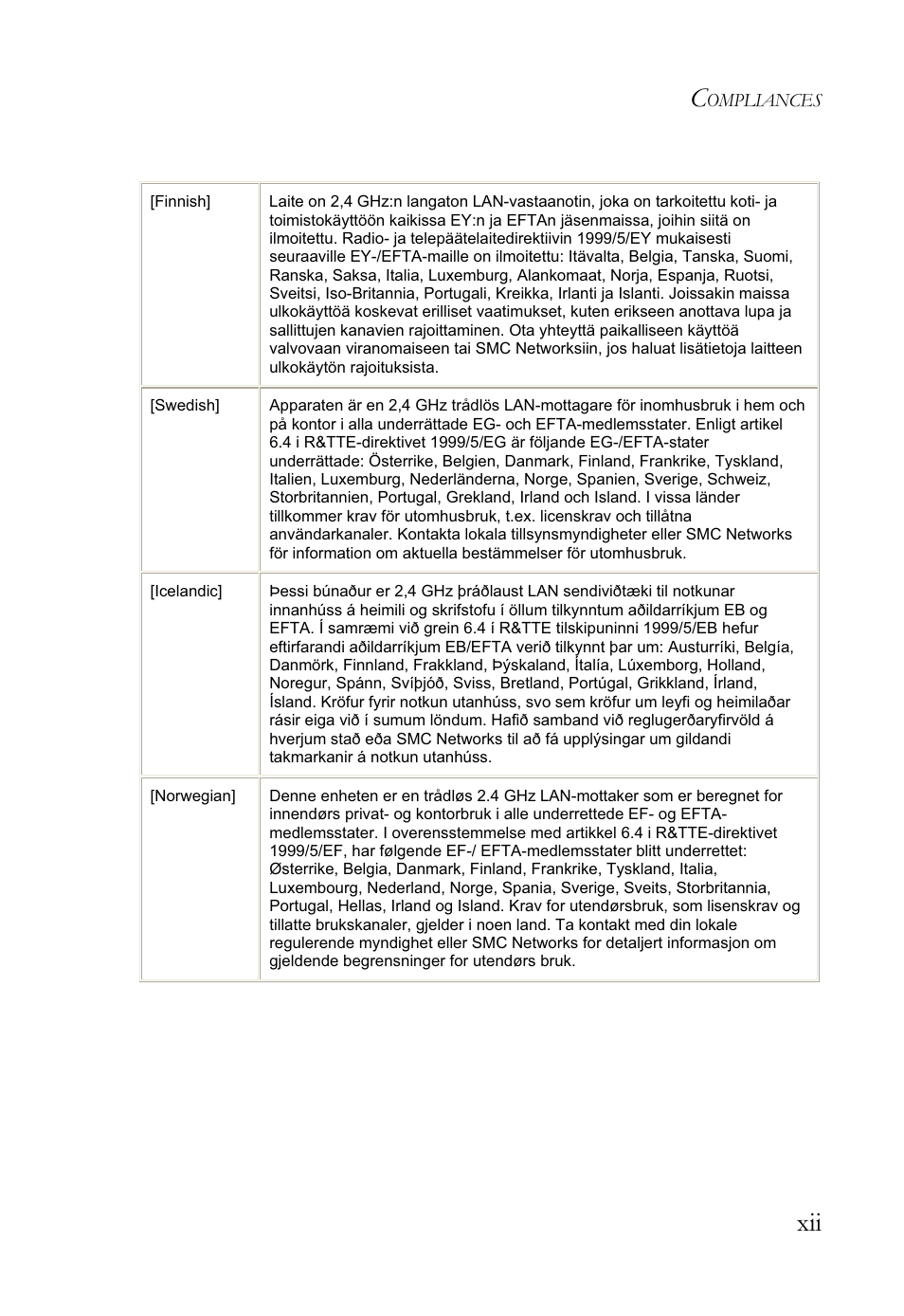 SMC Networks SMCWBR14S-N2 User Manual | Page 15 / 136