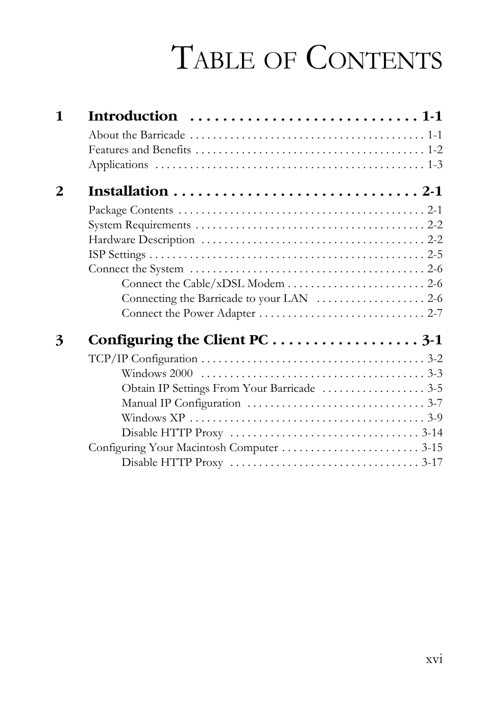 Able, Ontents | SMC Networks SMCWBR14S-N2 User Manual | Page 19 / 136