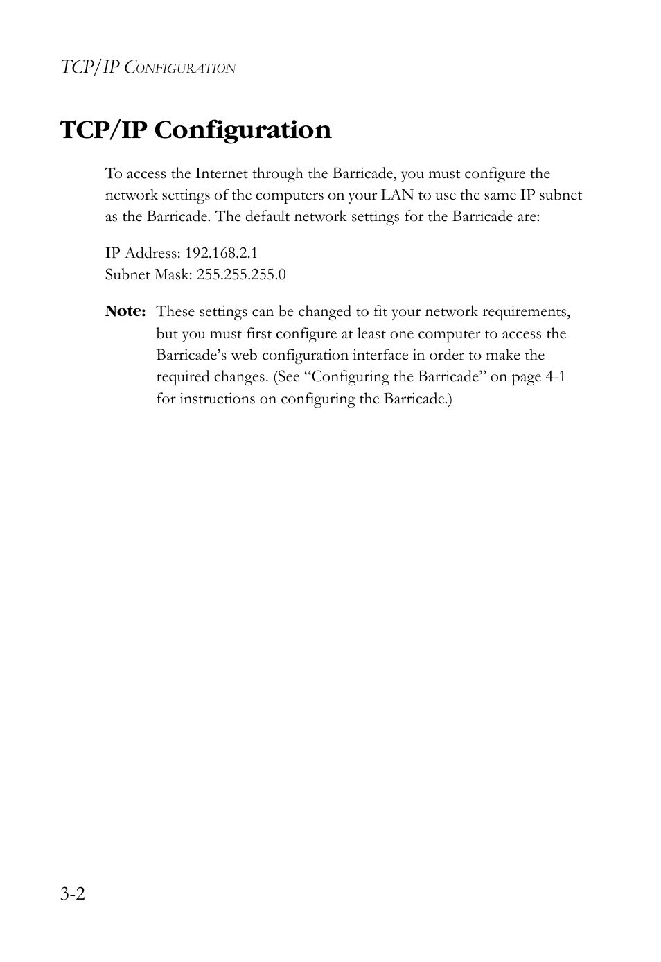 Tcp/ip configuration, Tcp/ip configuration -2 | SMC Networks SMCWBR14S-N2 User Manual | Page 36 / 136