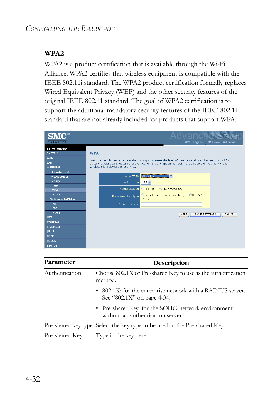 SMC Networks SMCWBR14S-N2 User Manual | Page 84 / 136