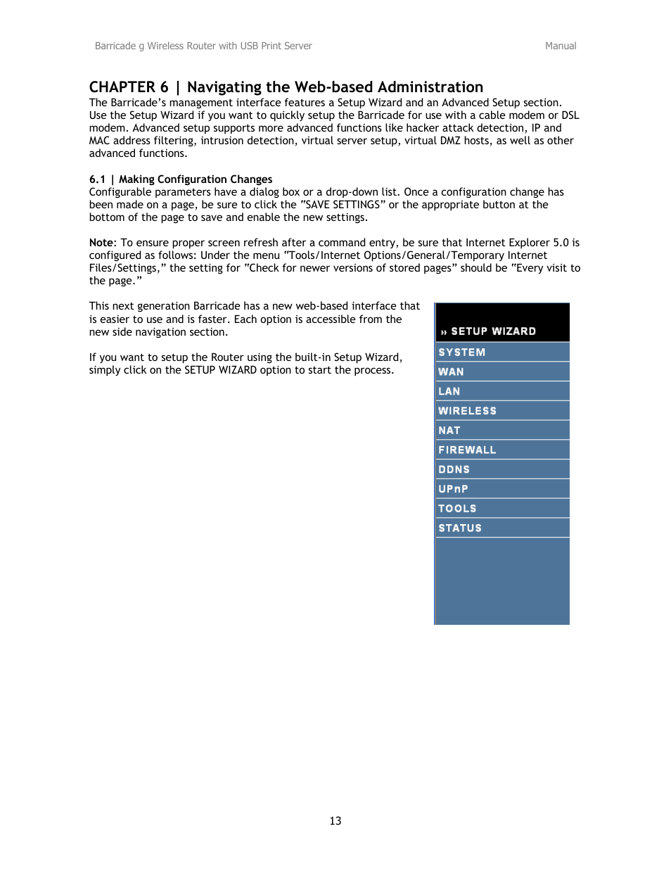 SMC Networks Barricade SMC2804WBRP-G User Manual | Page 13 / 70