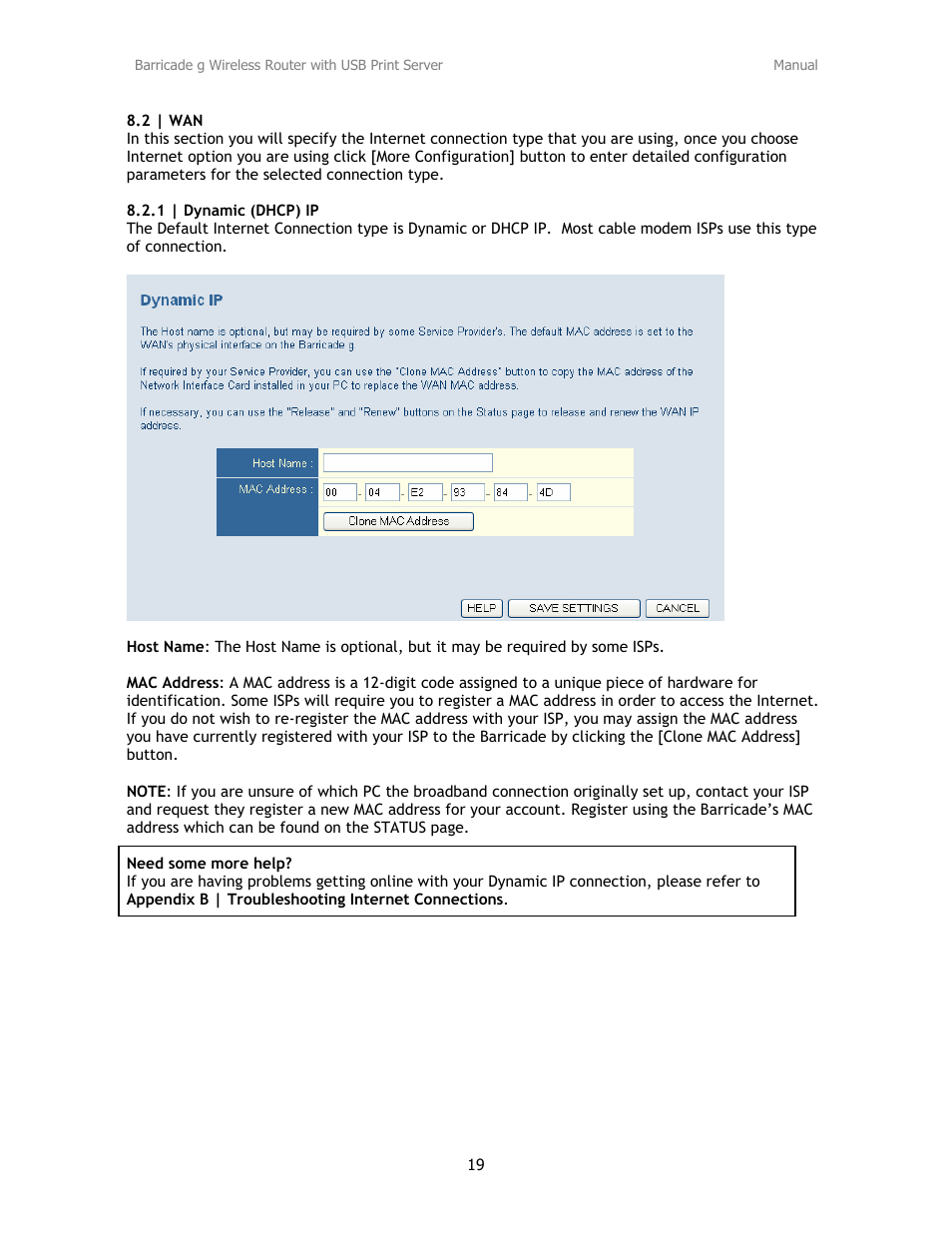 SMC Networks Barricade SMC2804WBRP-G User Manual | Page 19 / 70