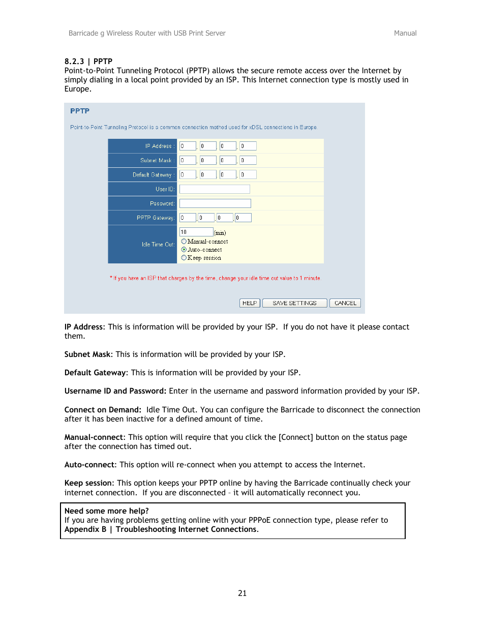 SMC Networks Barricade SMC2804WBRP-G User Manual | Page 21 / 70