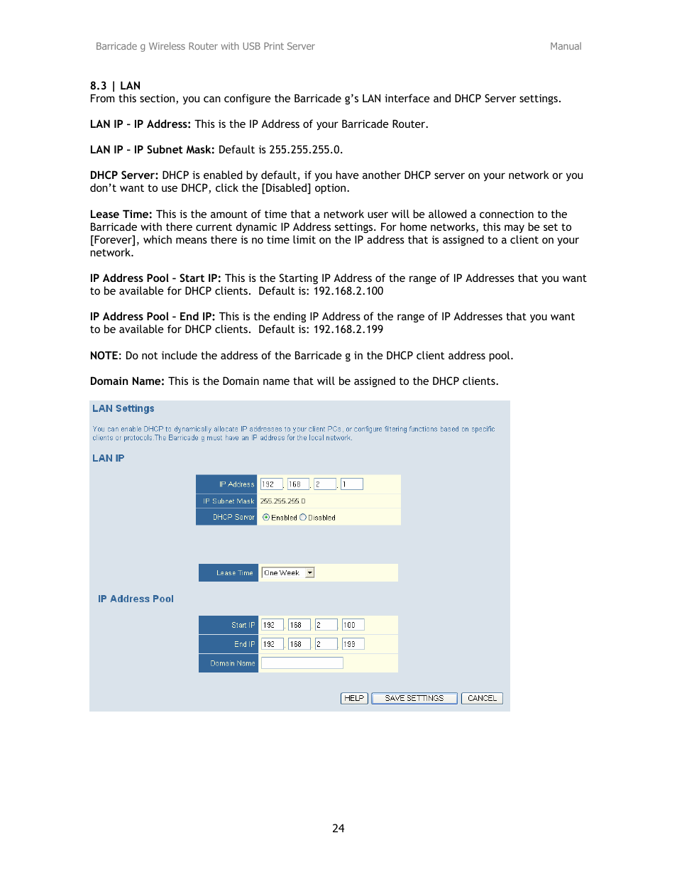 SMC Networks Barricade SMC2804WBRP-G User Manual | Page 24 / 70