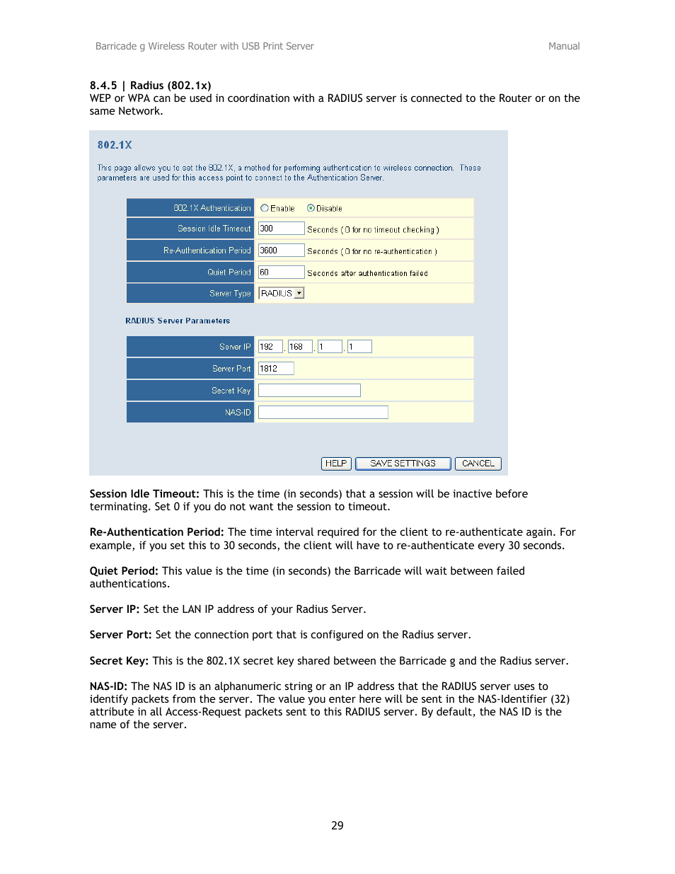 SMC Networks Barricade SMC2804WBRP-G User Manual | Page 29 / 70