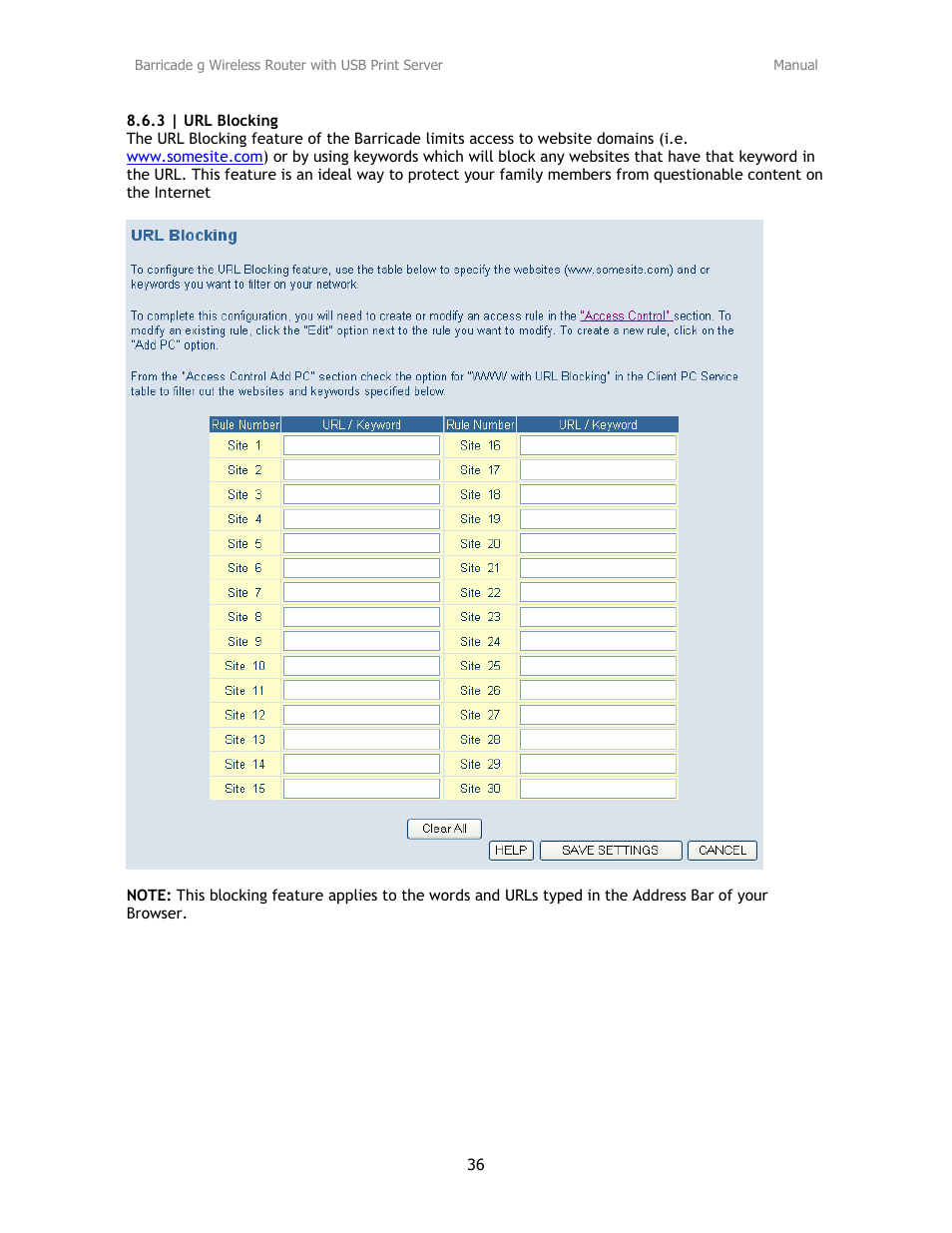 SMC Networks Barricade SMC2804WBRP-G User Manual | Page 36 / 70