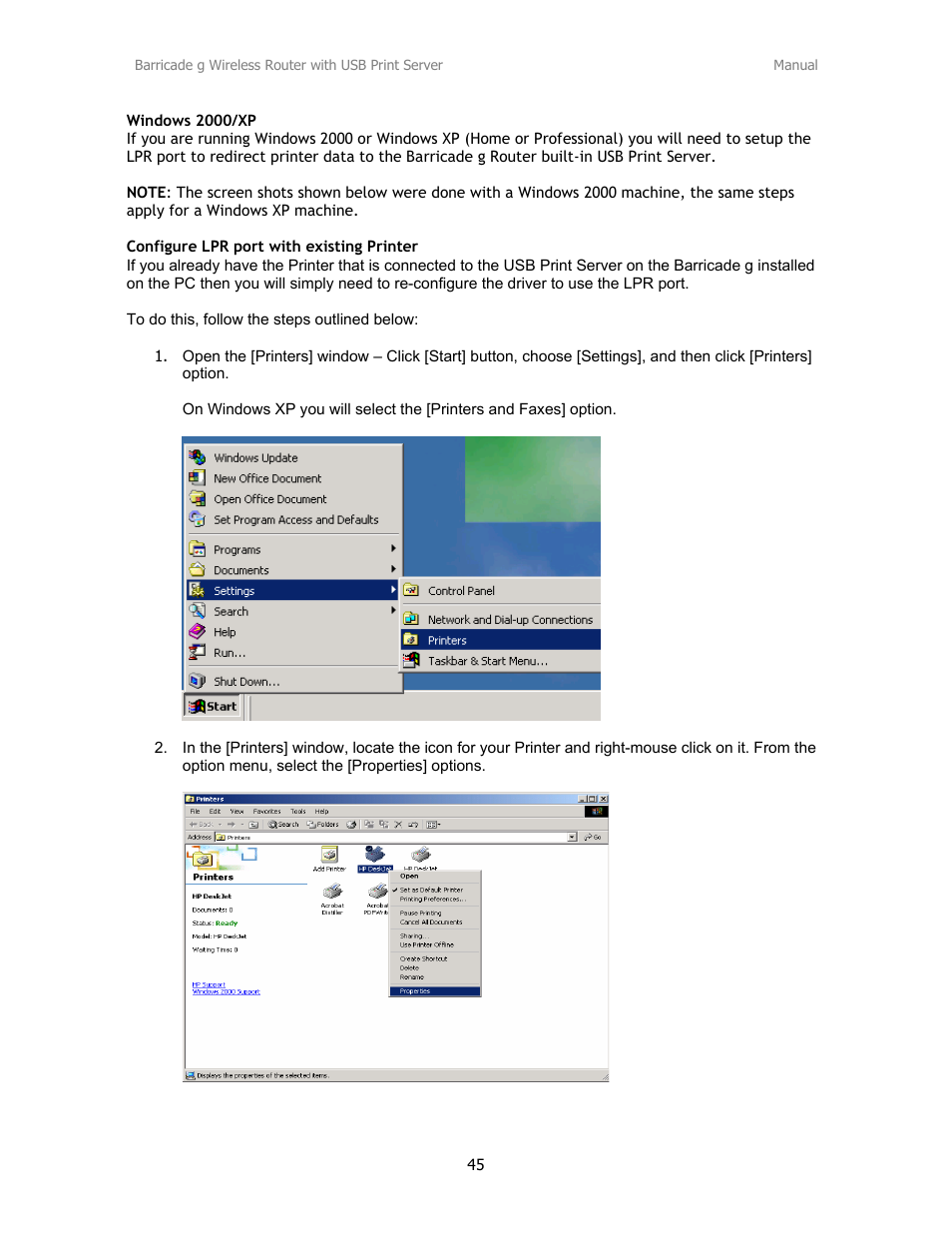 SMC Networks Barricade SMC2804WBRP-G User Manual | Page 45 / 70