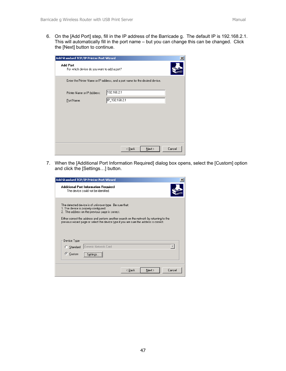 SMC Networks Barricade SMC2804WBRP-G User Manual | Page 47 / 70