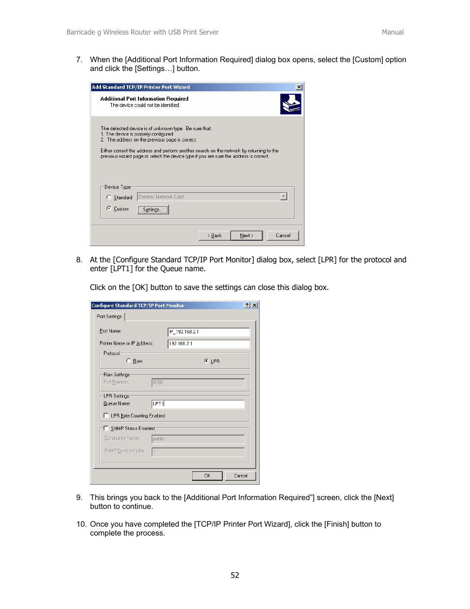 SMC Networks Barricade SMC2804WBRP-G User Manual | Page 52 / 70