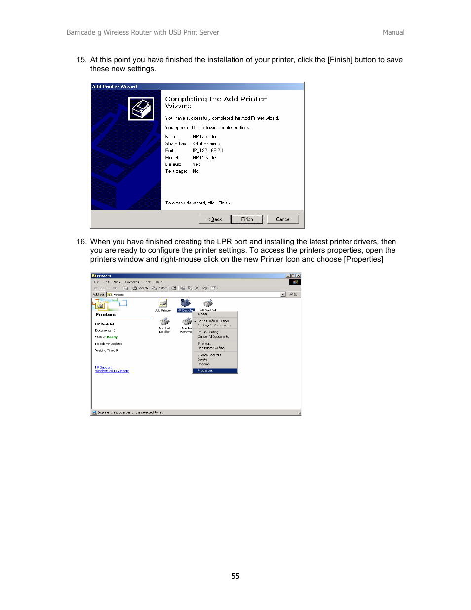 SMC Networks Barricade SMC2804WBRP-G User Manual | Page 55 / 70