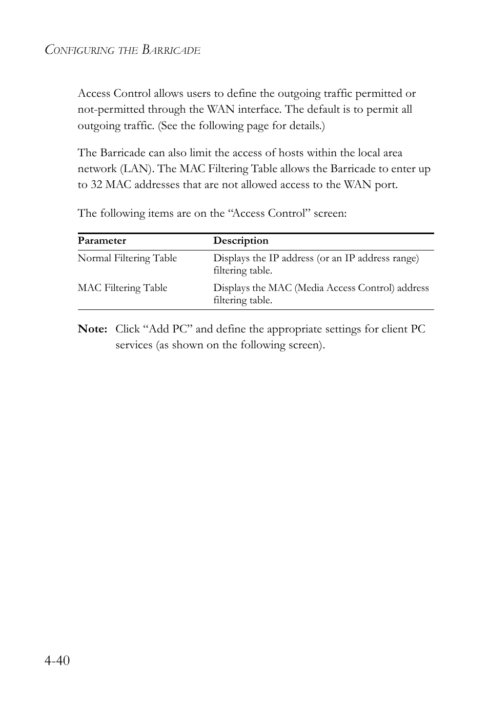 SMC Networks SMC7404WBRA User Manual | Page 68 / 136