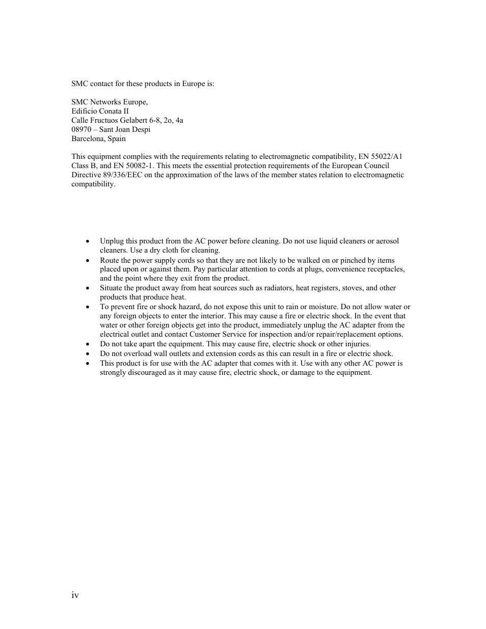 SMC Networks Barricade SMCBR14UP User Manual | Page 4 / 77