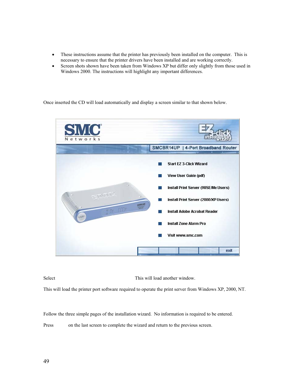 SMC Networks Barricade SMCBR14UP User Manual | Page 49 / 77