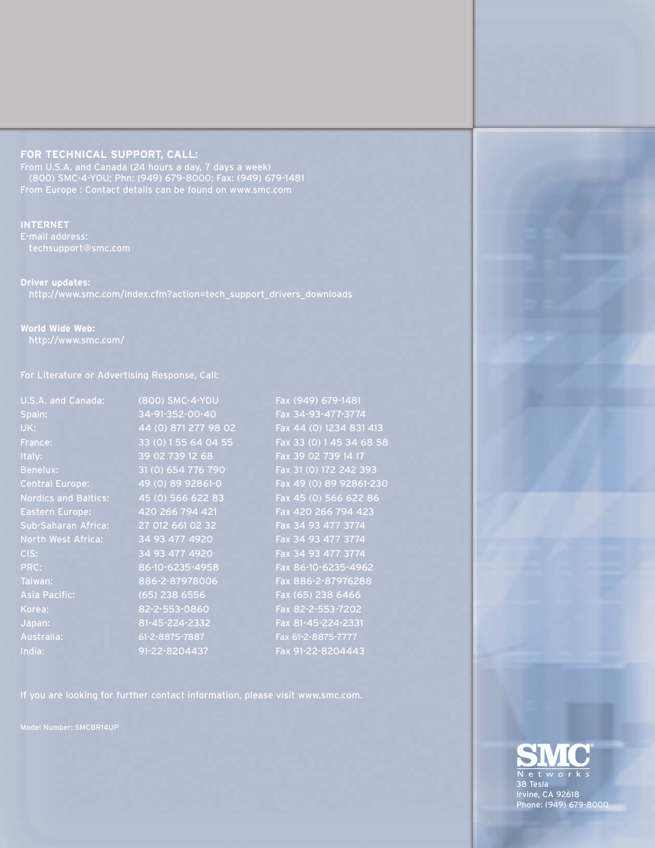 SMC Networks Barricade SMCBR14UP User Manual | Page 77 / 77