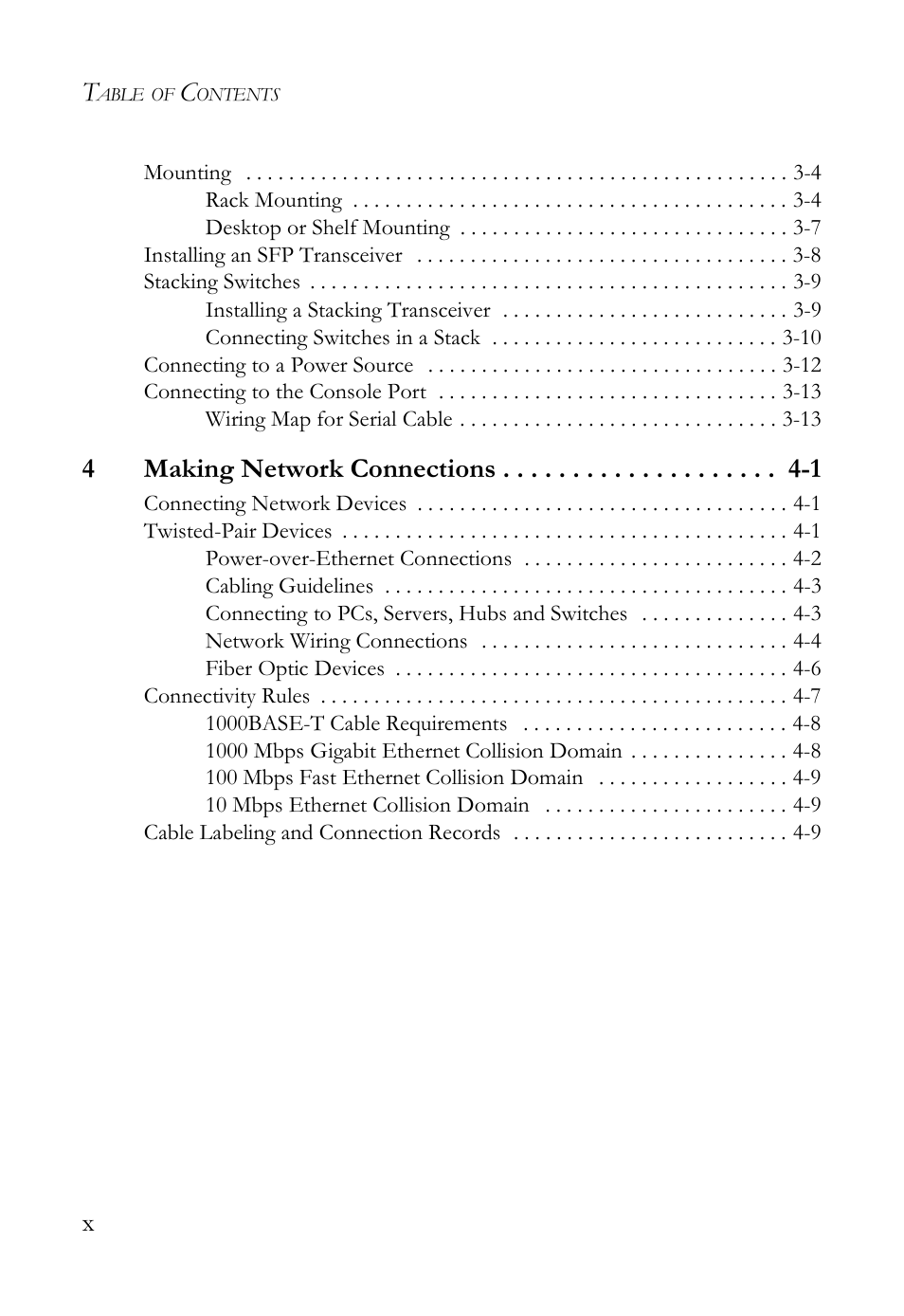4making network connections -1 | SMC Networks SMC TigerStack III SMC6826MPE User Manual | Page 16 / 94