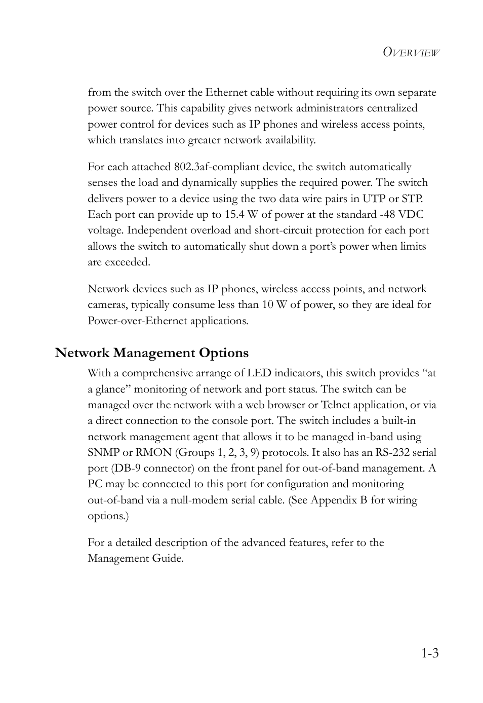 Network management options, 10/100base-t ports -4 | SMC Networks SMC TigerStack III SMC6826MPE User Manual | Page 23 / 94