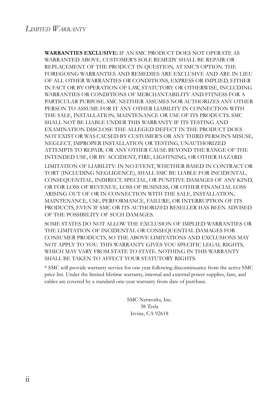 SMC Networks SMC TigerStack III SMC6826MPE User Manual | Page 6 / 94