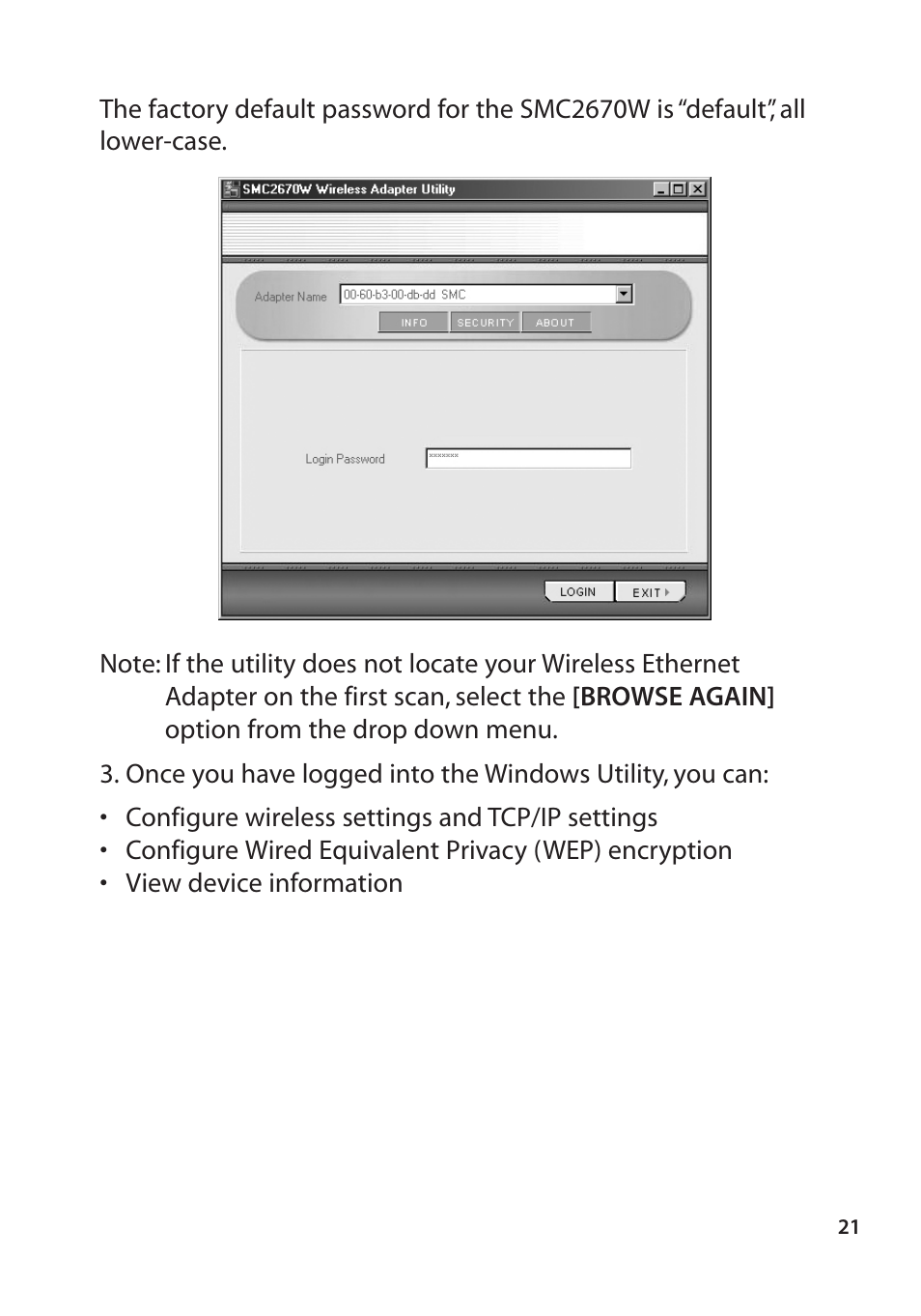 SMC Networks SMC2670W User Manual | Page 19 / 47