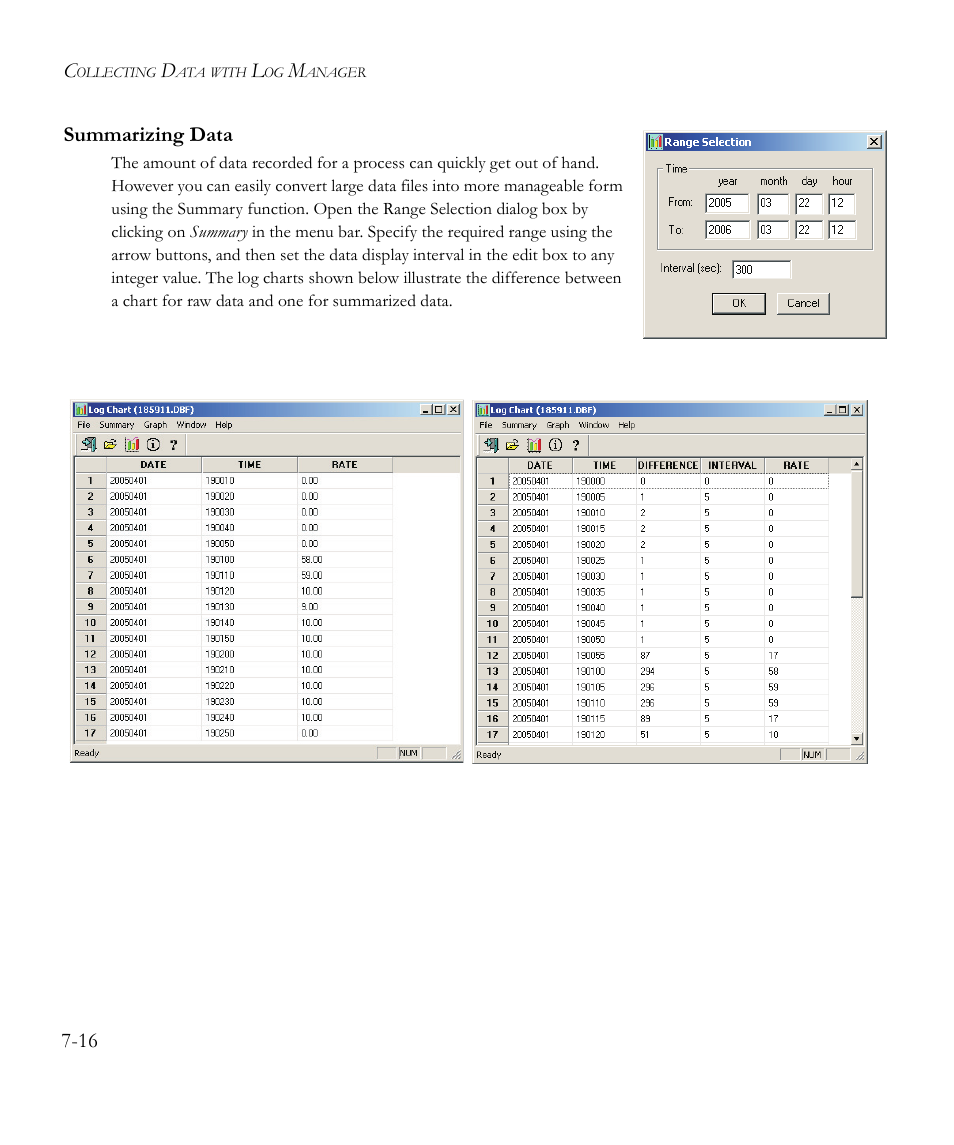 Summarizing data, Summarizing data -16 | SMC Networks EliteView 6.20 User Manual | Page 100 / 232