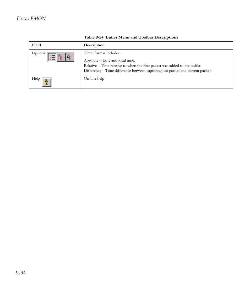 Rmon 9-34 | SMC Networks EliteView 6.20 User Manual | Page 148 / 232